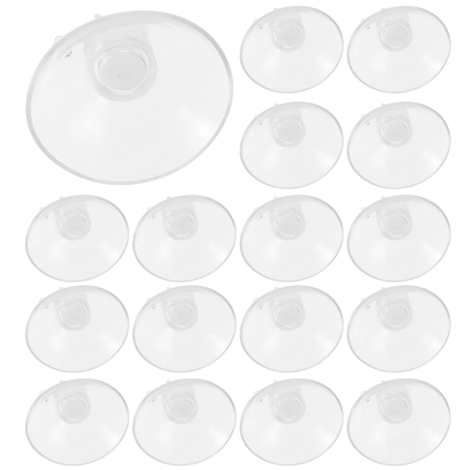 

20pcs Aquarium Suction Cups Strong Hold Secure Transparent Adjustable Wall Thick Durable Fish Tank Accessories Easy Install