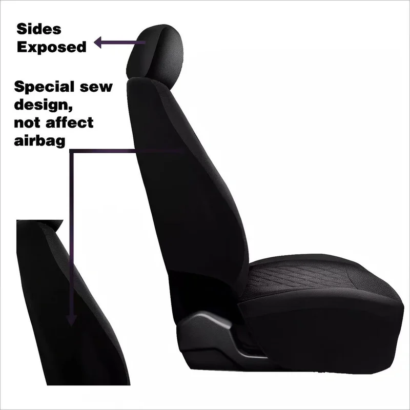 High Quality Hot Sale 9Pcs Full Set Business Style PU Leather Seat Covers for Car SUV Pickup