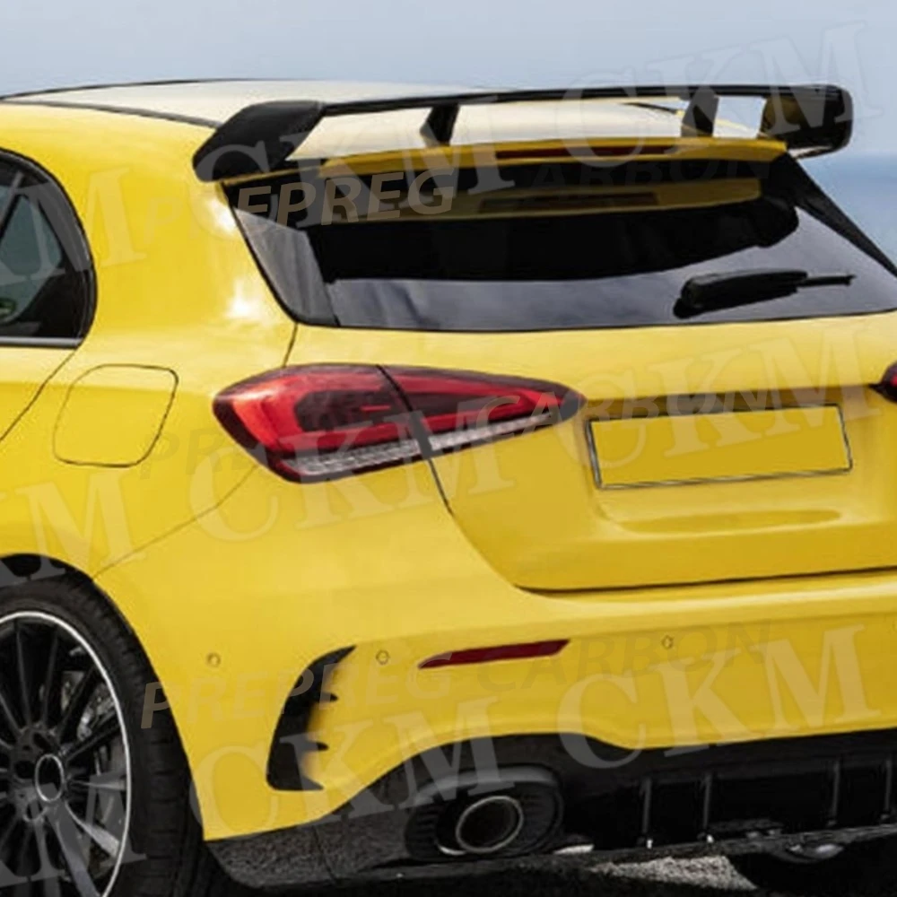 

Спойлер на крышу из глянцевого черного материала ABS для Mercedes Benz A-Class W177 A220 A250 A35 хэтчбек 2019-2020