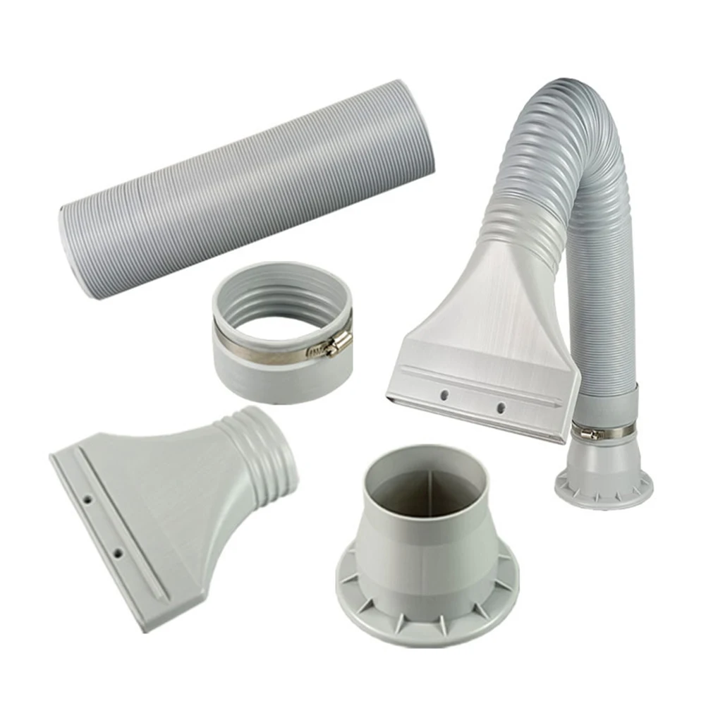 Flexible Vent Hose Exhaust Hose Airflow Optimization 0.7 To 1.7 Meters 100 Millimeters Diameter For Air Conditioning