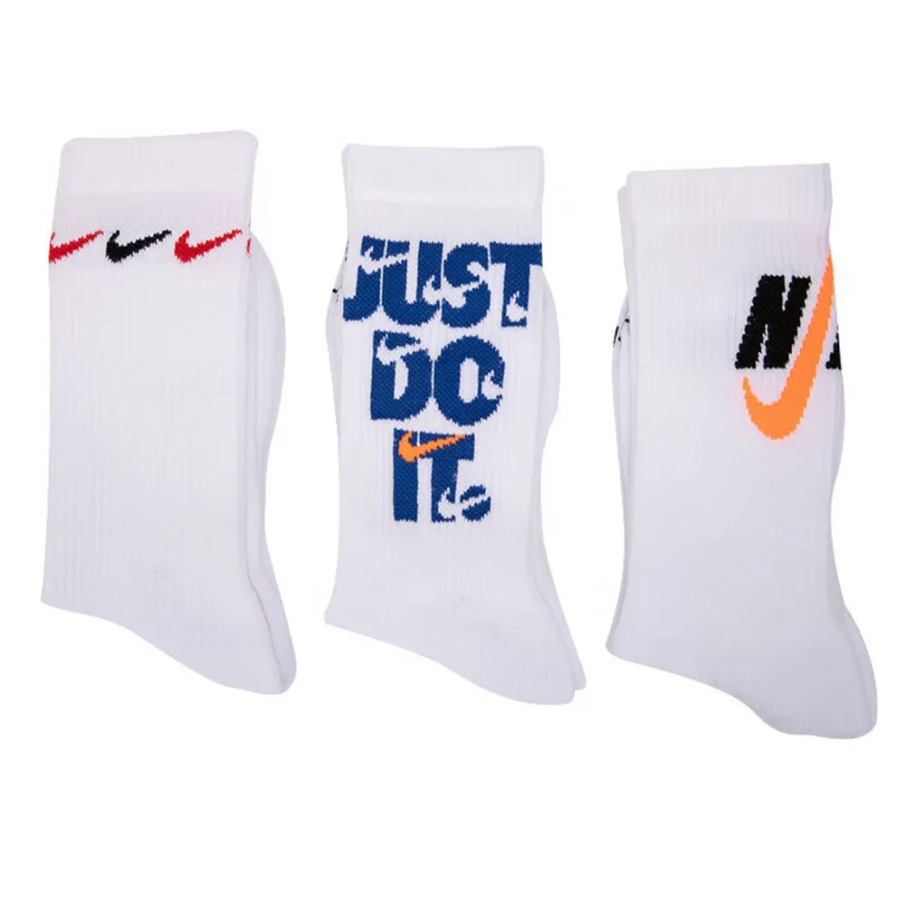 Nike Fashionable Casual Men's and Women's Sports Socks (Comfortable and Breathable) 3-Pack DH3822-902 view 3