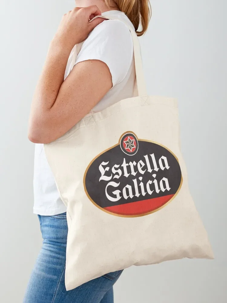 Estrella Galicia For Fans Tote Bag eco pack reusable shopping bags tote bags men shopping bag logo Tote Bag