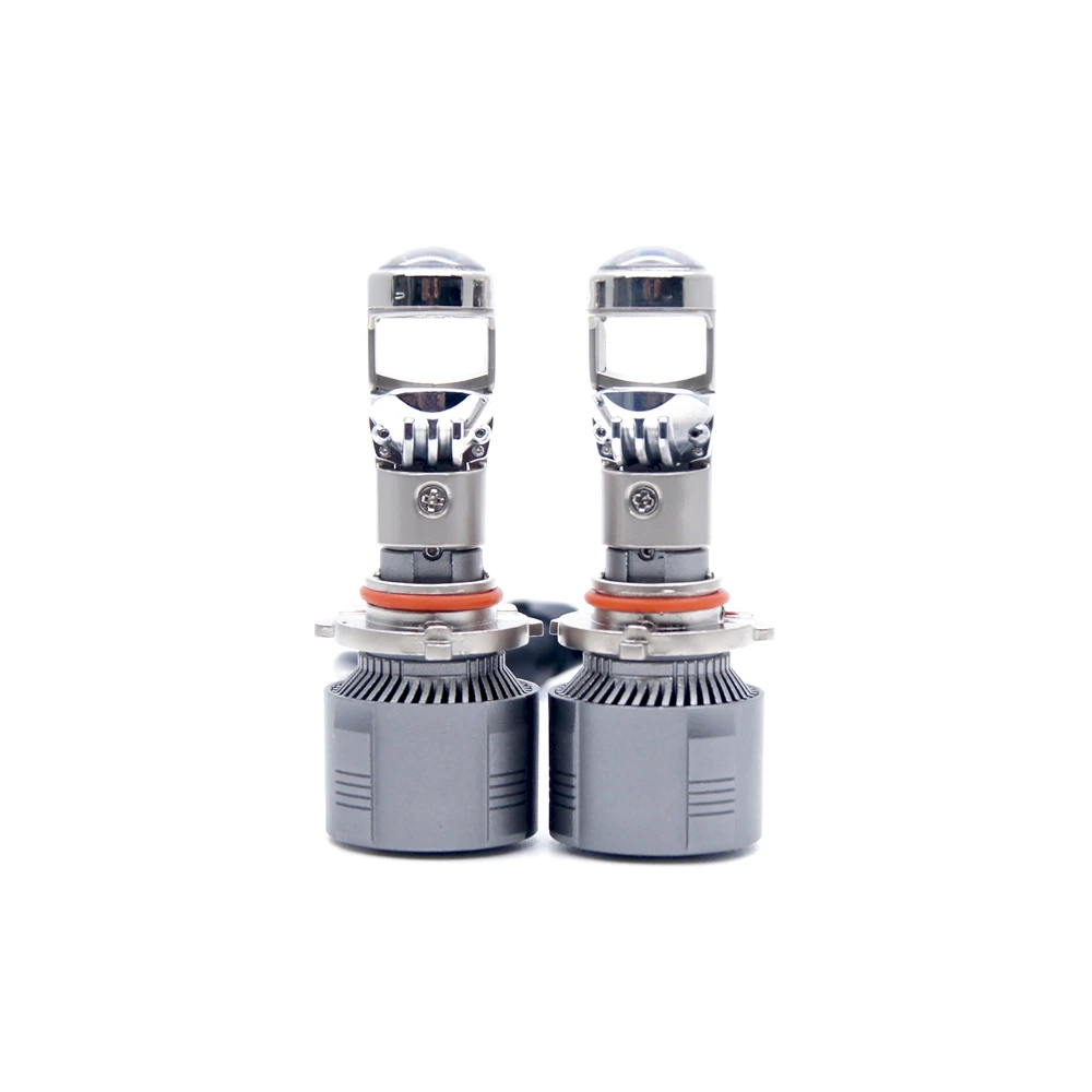 2pcs A80 Mini H4 H7 Fog lamp LED Laser Projector Lens Headlight 60W H11 H8 H9 9005 9006 9012 Canbus 12v 24v