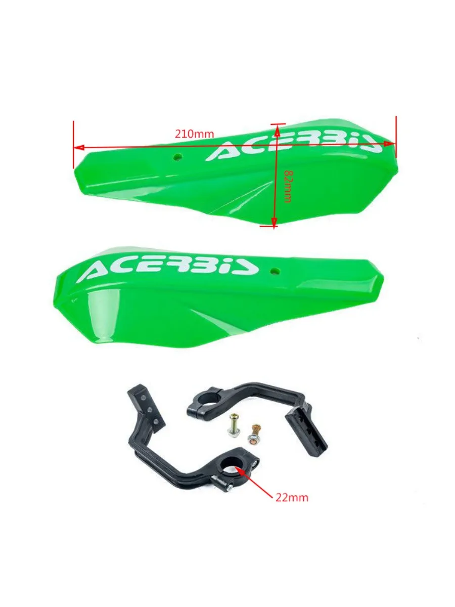 Para ktm honda yamaha suzuki pit bicicleta da universal motocicleta mão guardas lidar com protetor handguard guiador pro — zdjęcie 2