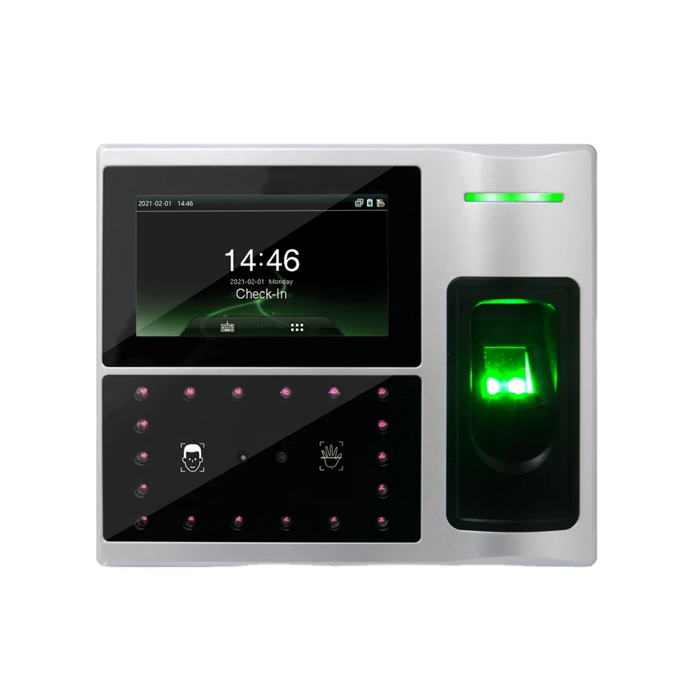 

2023 Hot Style FA1-P Palm Multi-Biometric Access Control and Facia Time Attendance