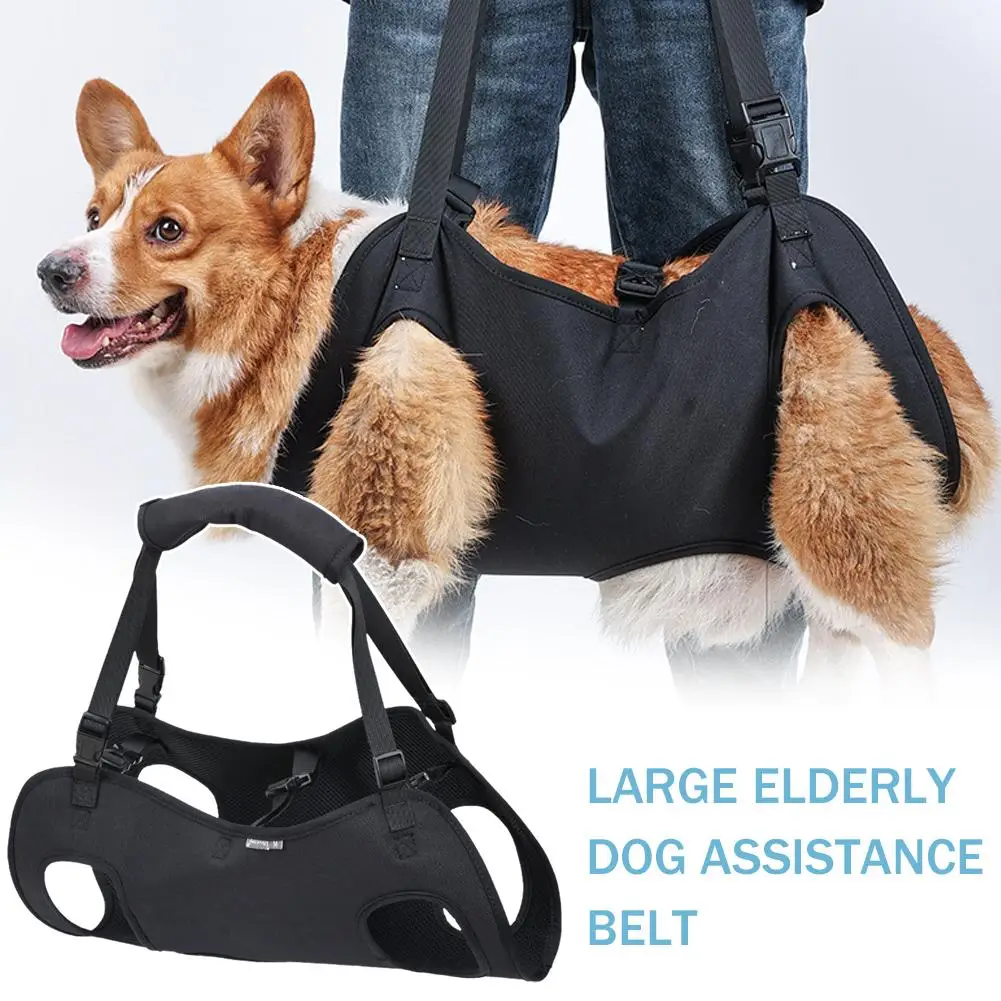 Portable Dog Sling Suitable For Hind Leg Hip Support Aid Belt Elderly Dog ​​disabled Dog Rehabilitation Exercise Assistance P5I8