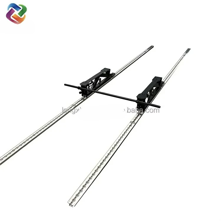 RV Campervan Car Modified Accessories Rear Adjustable Width Universal Seat Base Quick Connection Release Slide Rail Track