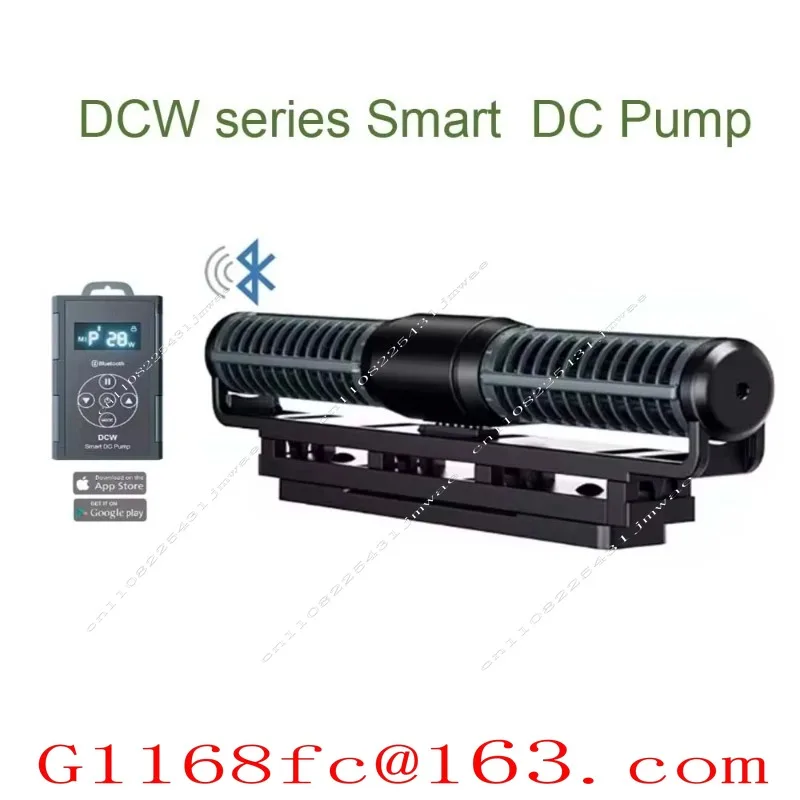 DCW Aquarium Cross-flow Pump Bluetooth DC Fish Tank Circulating Flow Pump with LCD Controller