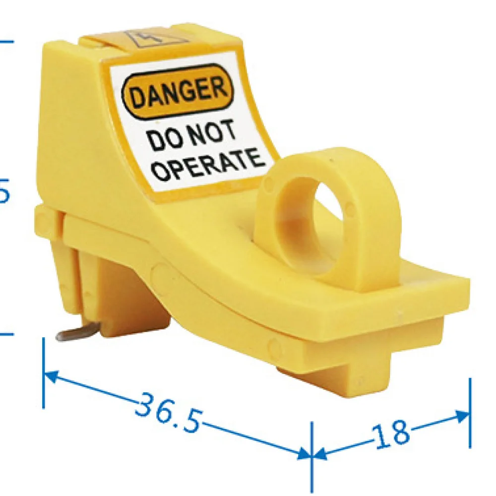 Miniature Circuit Breaker Safety Guard Power Isolation Tool Lockout Tagout Device For Electrical Maintenance Work