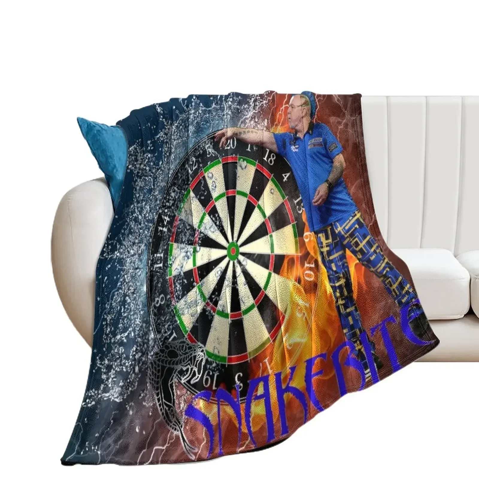 Peter Wright Snakebite Throw Blanket christmas decoration Furry Blankets