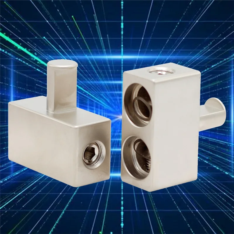 جديد-متعدد الوظائف 2 قطعة/المجموعة سيارة ستيريو سلك الطاقة التوصيل مكبر للصوت بطارية جزء واحد اثنين الفاصل محطات إمدادات الطاقة العالية