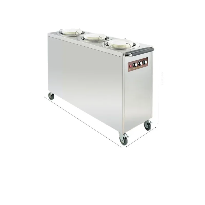 Stainless steel single and double head disc warmer Malatang vegetable selection basin disc warmer disinfection drying disc