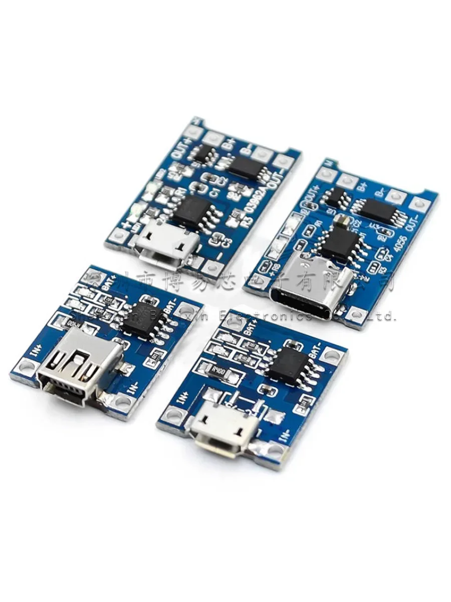 TP4056|18650 lithium battery 3.7v 3.6V 4.2V lithium battery charging board 1A overshoot and over-discharge protection   shell - Image 2