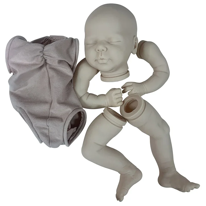 19inch Newborn Baby Reborn Doll Kit  Valentina Baby Lifelike Soft Touch Unpainted Blank Unfinished Doll Parts