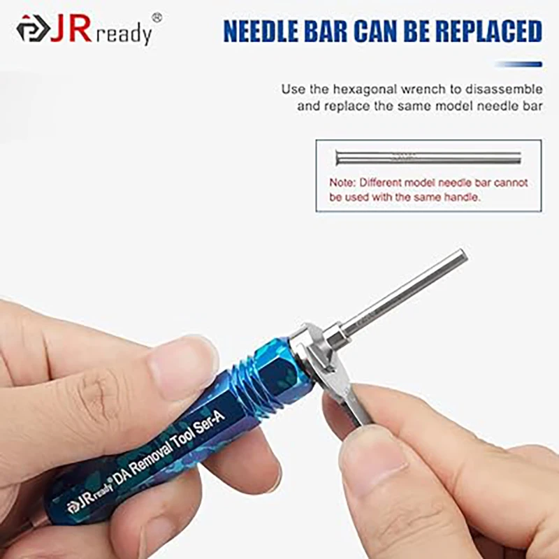 JRready ST5289 9PCS Tube Type Ejector Rod Contact Extraction Tool Set for AMP 4.2/6.35/2.13/CPC Series Pin and Socket Connectors