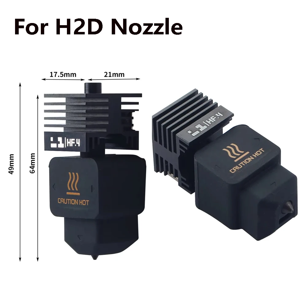 ل TZ H2D تدفق عالي Hotend 0.4 مللي متر جودة عالية طباعة سريعة ترقية Hotend فوهة الصلب المقسى لتجميع فوهة H2d #2