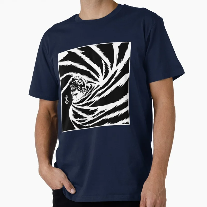Vintage Guts Fans Manga Anime Berserk gift T shirt for men Large size Tops S-6XL 100% cotton printed Clothes