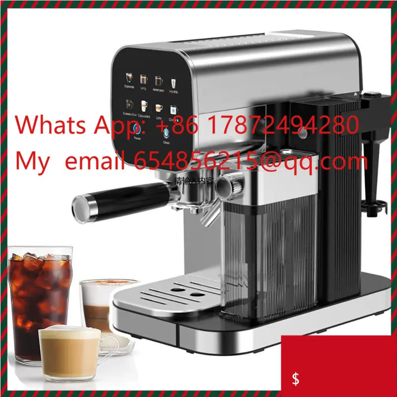 

Professional 20 Bar Semi-Automatic Espresso Coffee Maker Plastic Housing for Business or Hotel Use