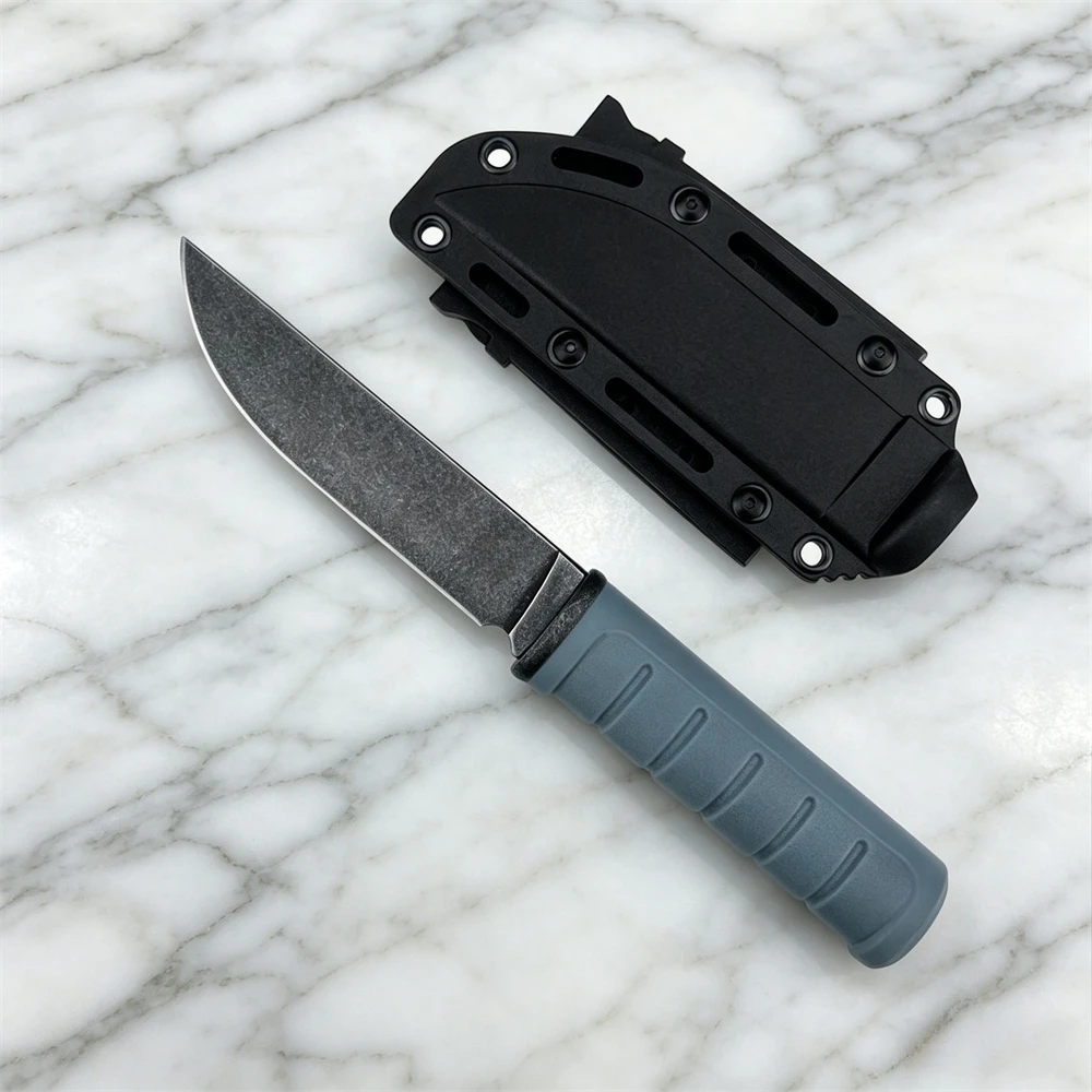 

Нож BK 6101 с фиксированным лезвием для активного отдыха, высокопрочное лезвие из стали 8Cr13Mov, рукоять из синего нейлонового волокна, многофункциональный походный нож