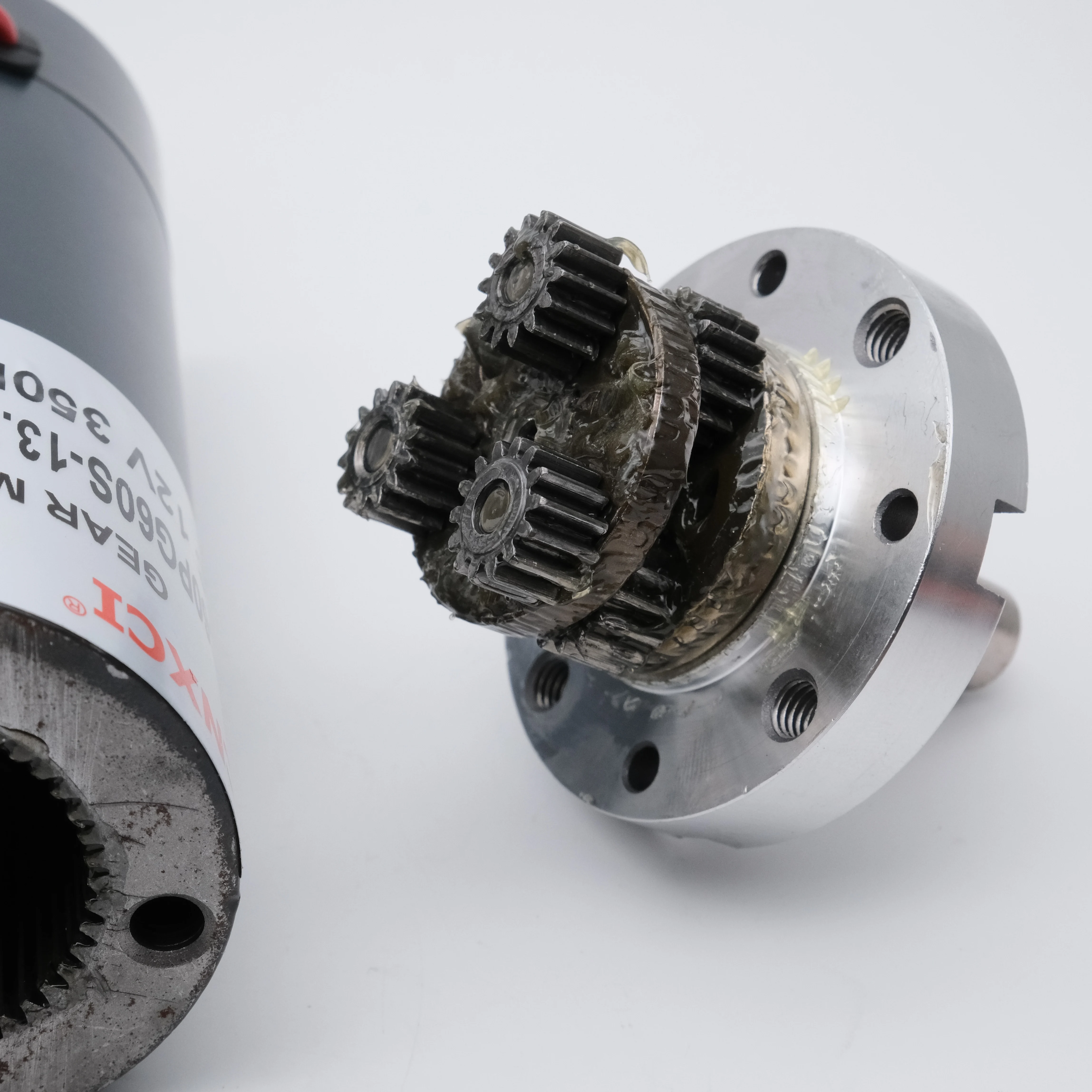 60PG Planetary Reducer Motor for Automation Production Line AGV/AMR Unmanned Transport 12V 6-1300rpm IP54 Strong