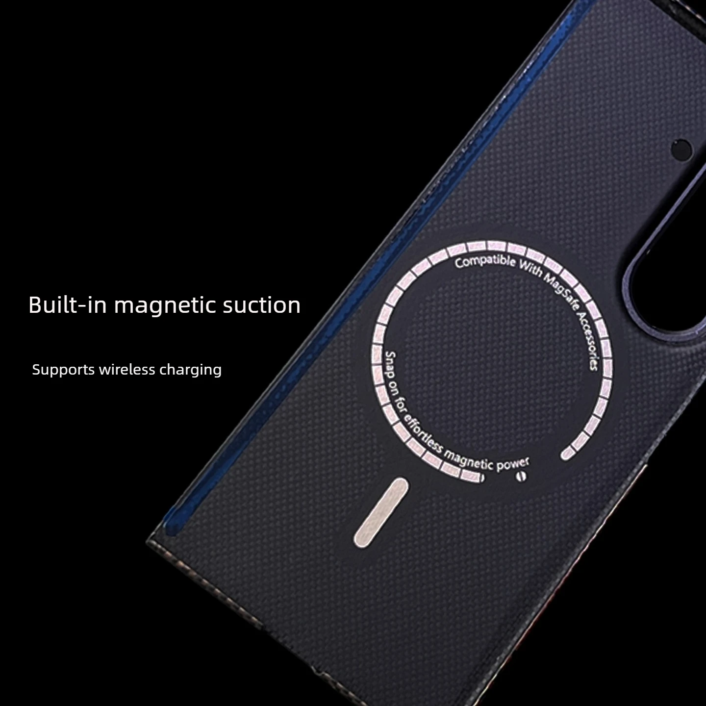 Stand Holder + 100% Carbon Fiber Kevlar Aramid Fibre Case for Samsung Galaxy Z Fold 8 Ultra 8 High-end for Magsafe Protect Cover