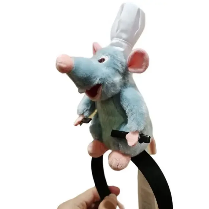 New Mouse Cartoon Cooking Stew Chef Remy Horse Magnetic Shoulder Plush Toy Kawai Plush Toy Girlfriend Christmas Gift!!!