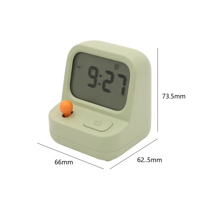 

Kids Cartoon Silent Digital Alarm Clock Novelty Design with Snooze Feature Non-Ticking Table Desk Clock for Children