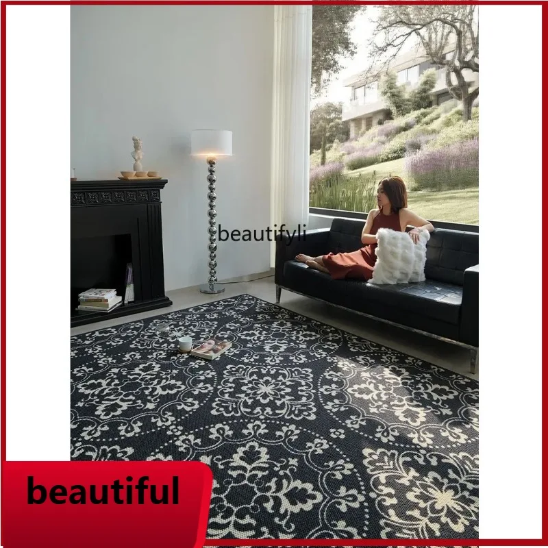 

F132 Living room carpet premium imported wool French sofa coffee table blanket villa bedroom bedside blanket