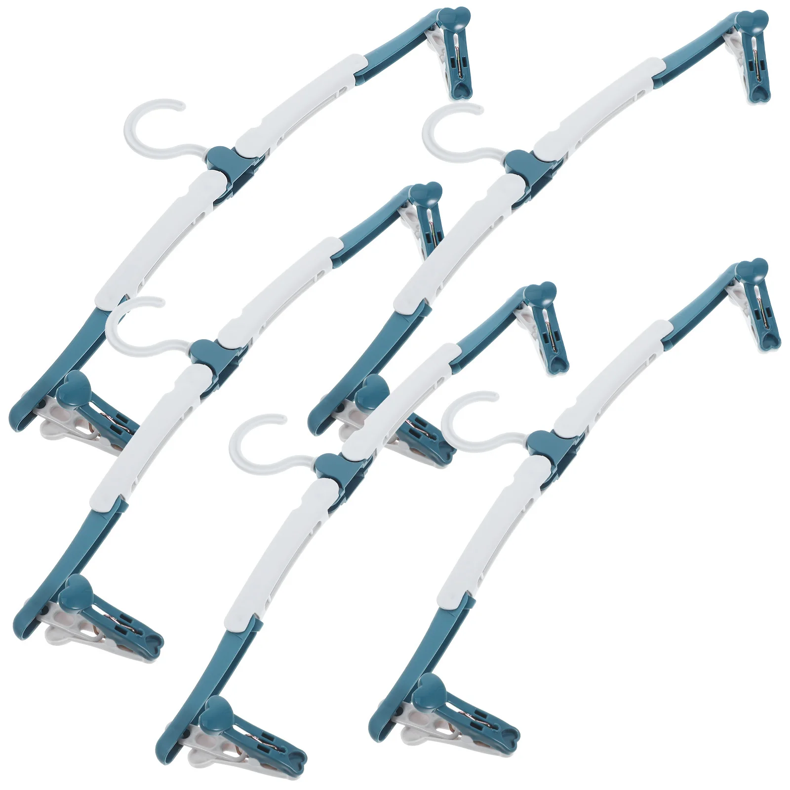 

5Pcs Travel Folding Clothes Hangers Compact Lightweight Foldable Drying Hangers Space Saving Portable Travel Accessories