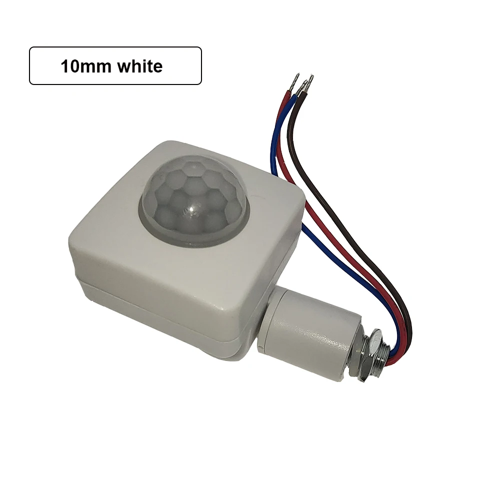 Sensore di movimento PIR interruttore luce a infrarossi per interni da esterno con LED sensibile alla luce AC110V-220V IP54 ritardo di tempo illuminazione domestica casa