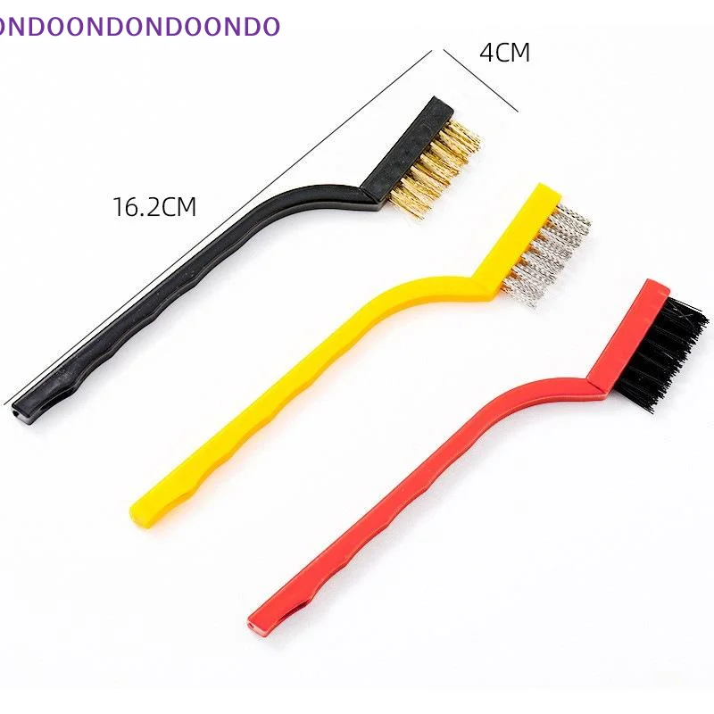 3Pcs Gap Cleaning Brush Set with Built-in Scrapers Multifunctional Household Clean Tool for Kitchen Bathroom Sink Edge