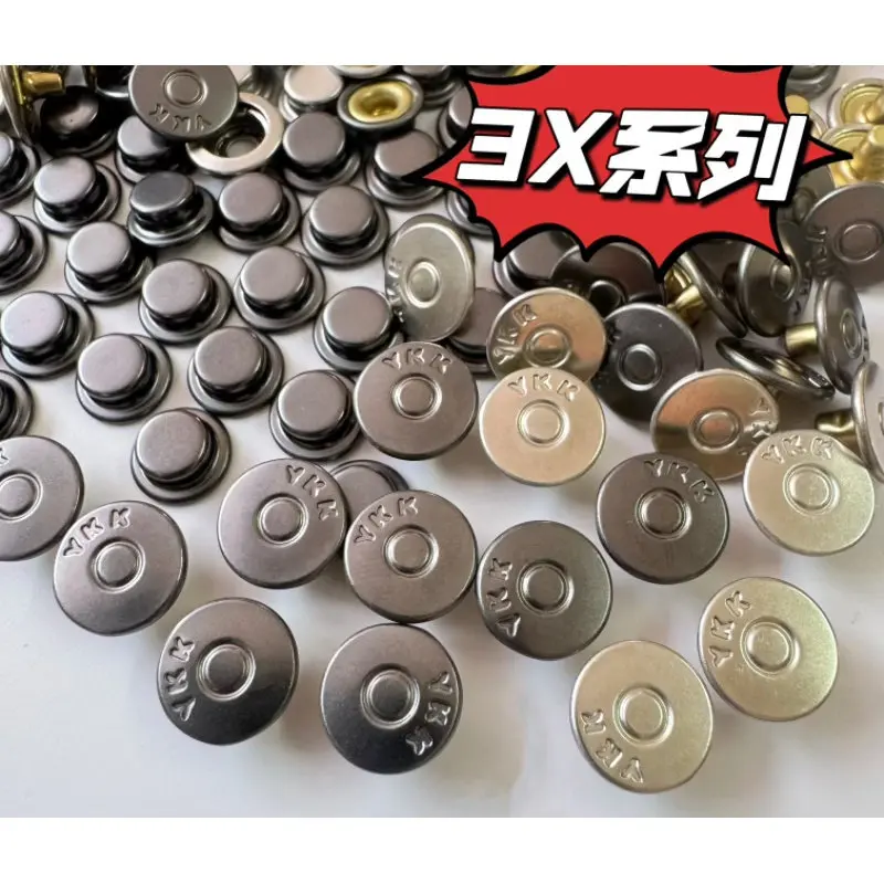 Spot YKK High-end SK3X Series Four-in-one Buckle Parallel Button Press, Blistering Button, New Product For Down Jacket