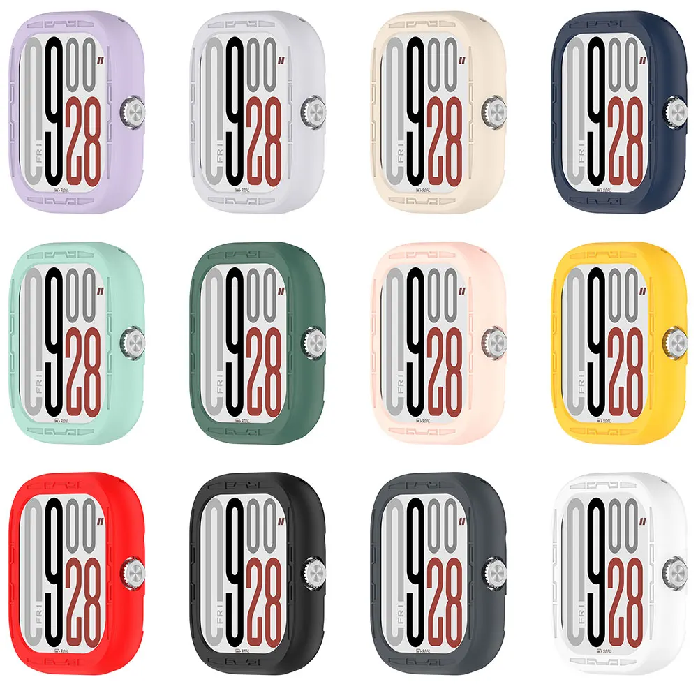 Silicone Case for Redmi Watch 5 Smartwatch Accessories Colorful Anti-Scratch Bumper TPU Protective Shell Cover For Redmi Watch 5