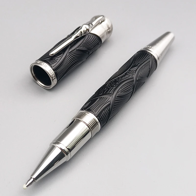 قلم MB فاخر قلم الكرات الدوّارة قلم حبر جاف هدايا الكتابة التجارية للرجال والنساء أدوات مكتبية مميزة
