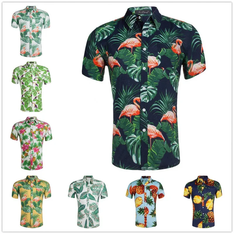 

YWSS-New US Size Men's Hawaiian Shirt Plus Size Shirt Men's Supplymen's shirt