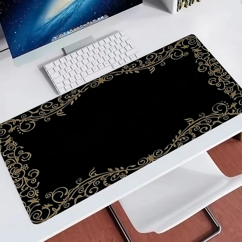 Mouse pad Professional E-sports Gamer Mouse Mat European retro pattern Extended Mousepad Game Keyboard Desk Mat Notbook Mousepad
