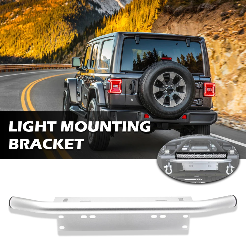 

Car Bumper Licence Plate Holder Frame Work Led Light Bar Fog Lamp Mounting Bracketfor SUV Exterior Accessories