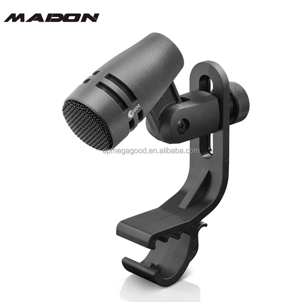 

Высококачественный малый барабанный микрофон e604 Tom, кардиоидный инструментальный микрофон с креплением на зажим