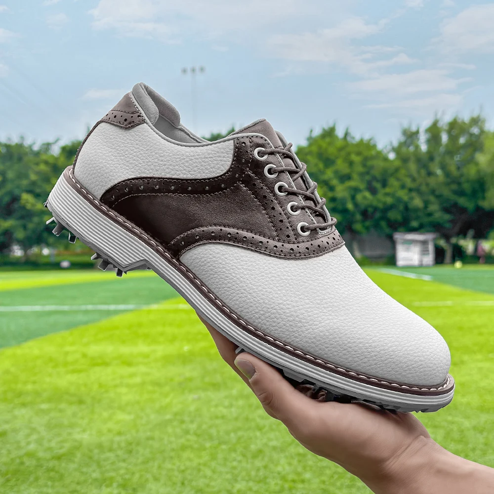 Zapatos de Golf impermeables para hombre, calzado profesional para Golfista, zapatillas deportivas para caminar al aire libre, talla grande, novedad