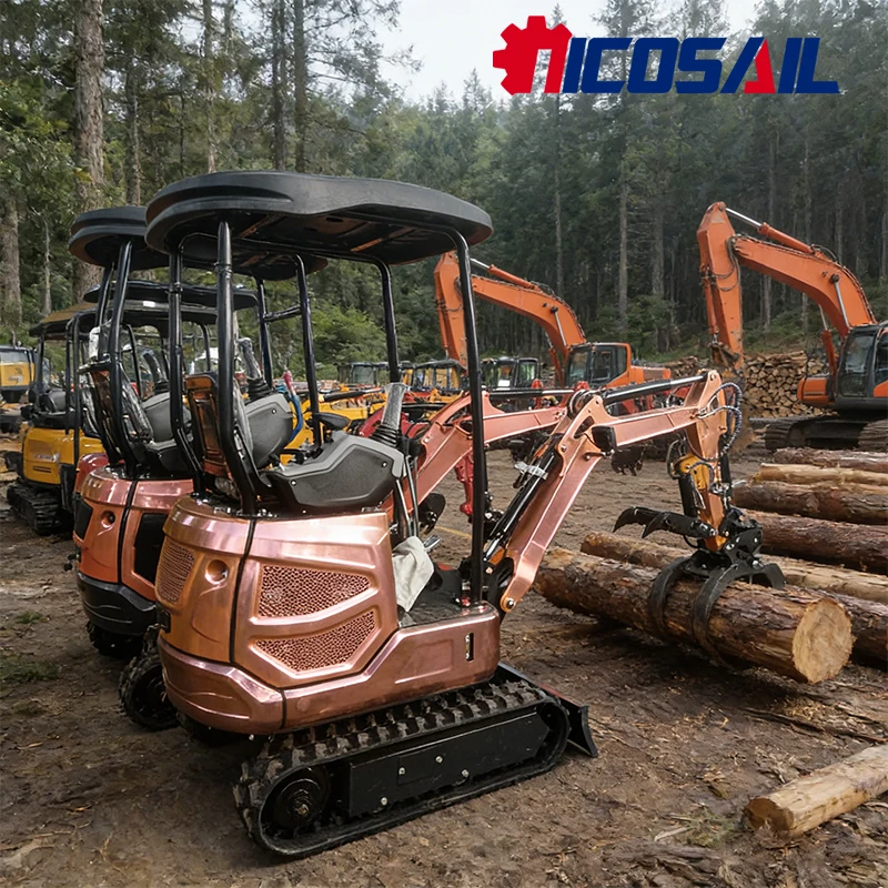 

Сельскохозяйственный мини-экскаватор 1,8-тонный гидравлический гусеничный экскаватор с функцией бокового поворота на продажу