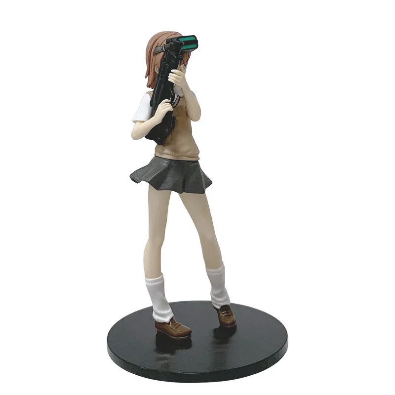 Scientific Railgun Misaka Sisters Anime Girl Figure Model Statue Collection Desktop Decoration Ornament Toys Gift