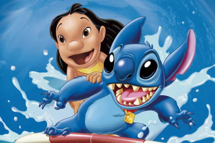 Disney Lilo & Stitch fondali per feste decorazione di compleanno per bambini Photozone decorazioni di sfondo personalizzate evento di parete di nozze