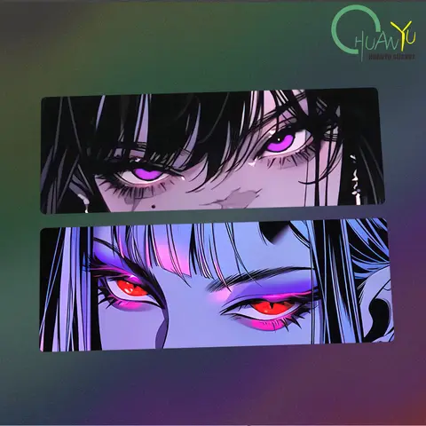 Applicable to motorcycle and automobile reflective anime eye killing decal stickers, decals, personalized decorative stickers