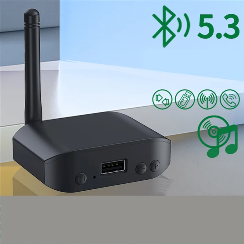 BTLIFE-Bluetooth 5.3 Adaptor Audio 2-In-1 Penerima Pemancar Memutar Musik Stereo Nirkabel AUX 3.5Mm