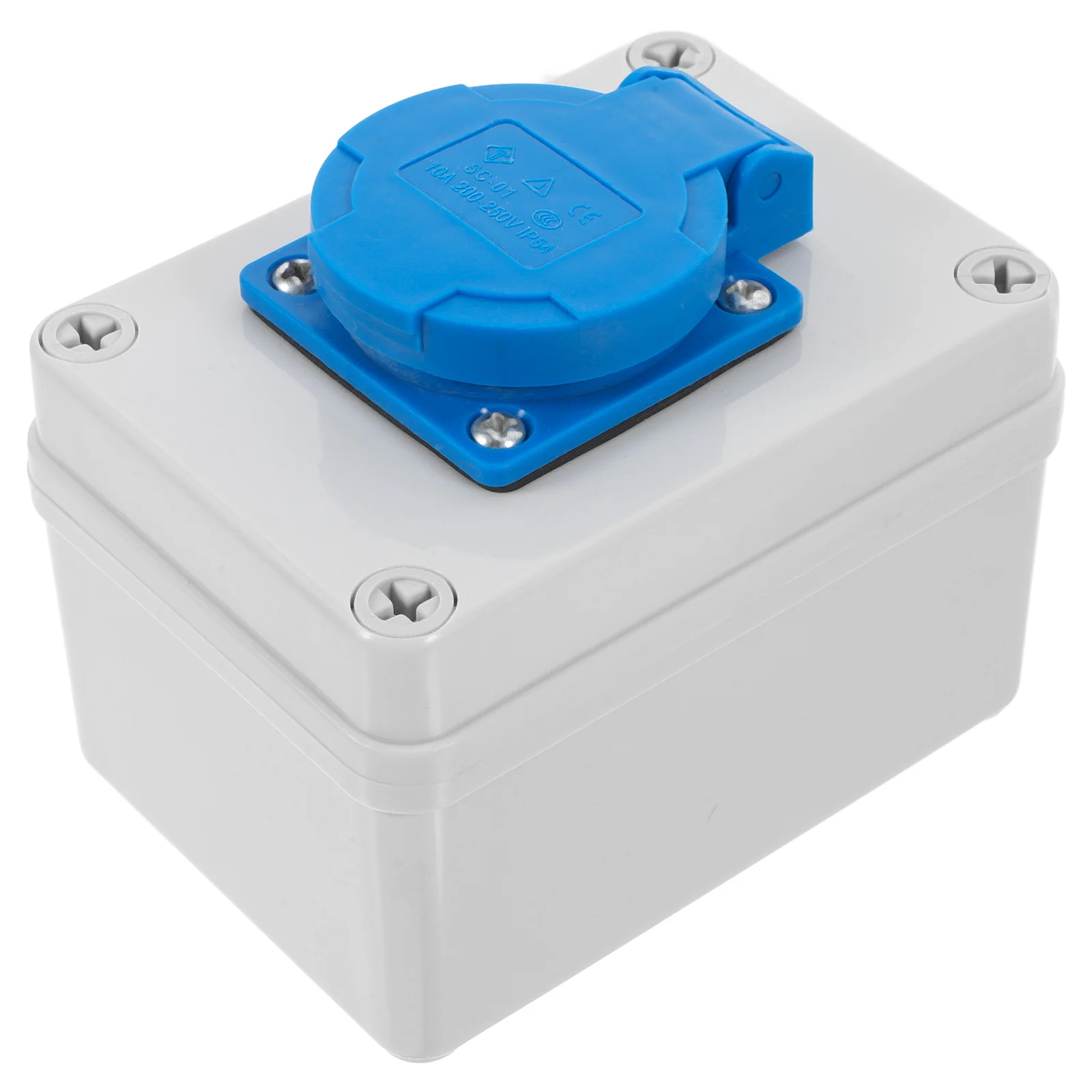 

Ip65 Waterproof Outdoor Electrical Box Weatherproof Switch Socket Durable Plastic Compact For Garden Camping Use Disconnect