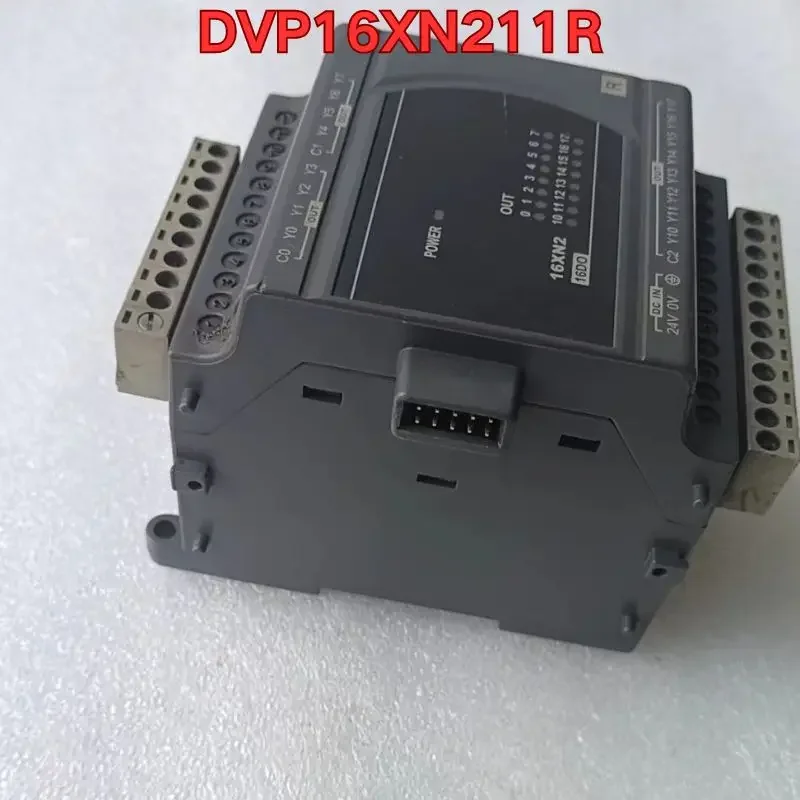 Second-hand PLC module DVP16XN211R function test is normal