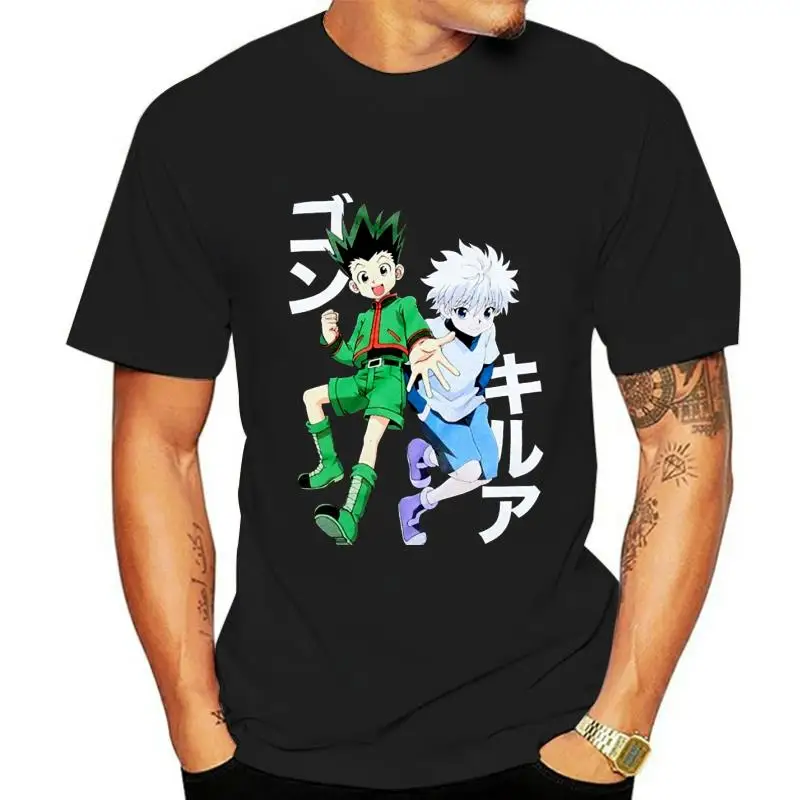 Men T Shirt Hunter X Hunter 100% Cotton Size S-XXXXL T-shirt Novelty Tshirt Casual Short Sleeve Top Tee Plus Size