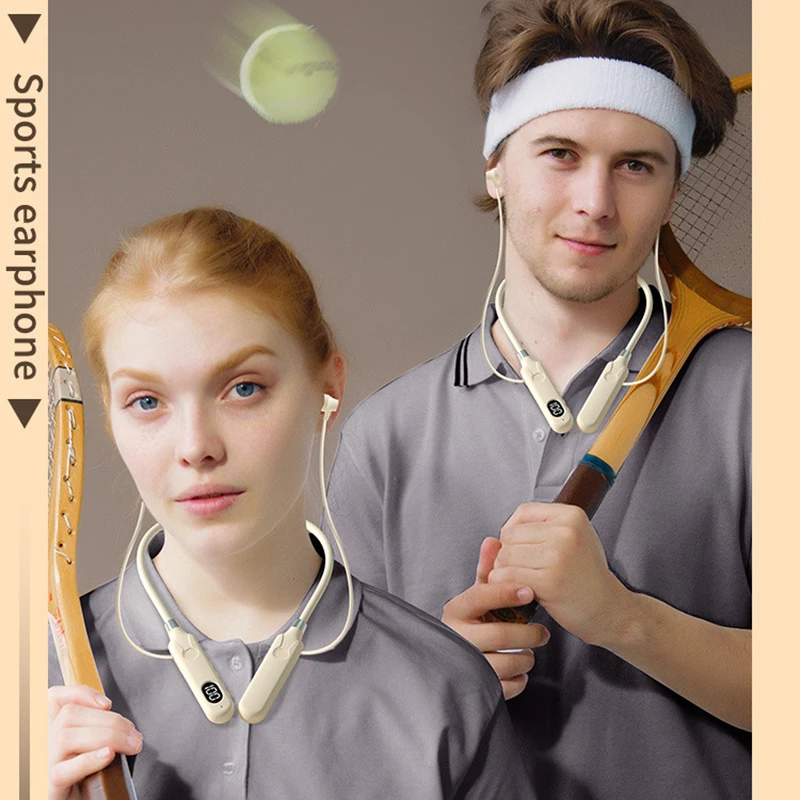 Auricolari wireless Xiaomi con archetto da collo compatibili con cuffie 5.3 Display di alimentazione stereo di alta qualità Auricolari Bluetooth magnetici 2025