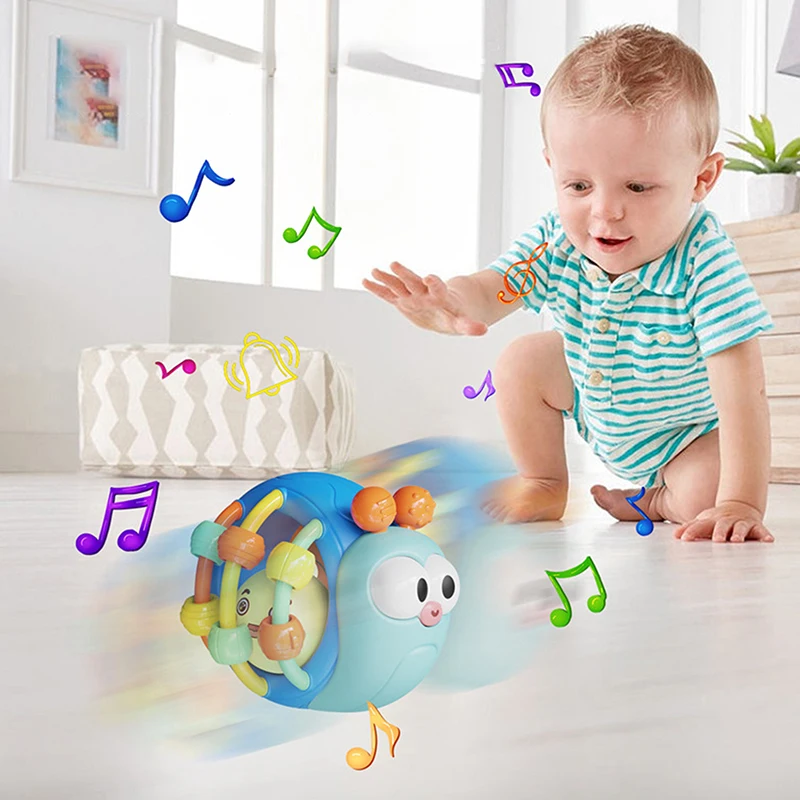 Babybälle, Rassel, Tröster, Spielzeug, weicher Hand-Greifball, pädagogisches sensorisches Spielzeug, Aktivität, Krabbelspielzeug für Babys, 0, 6, 12 Monate