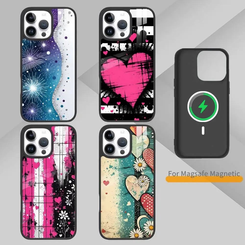 

Y2k J-INS Graffiti Phone Case For iPhone 14,16,15,13,17,12,Plus,Pro,Max Magnetic For Magsafe Frosted Cover